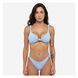 Блакитний купальник бікіні з драпіруванням та вузлом &ldquo;Soft Blue&rdquo; 216 фото 2