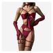 Комплект еротичної білизни з портупеями &ldquo;Ruby Desire&rdquo; 233 фото 2